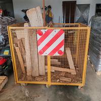 contenitore per trasporto legna 