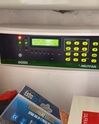 Impianto allarme completo PROTECT GSM + 6 sensori 