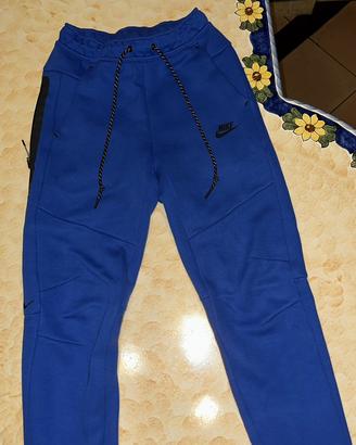 pantalone nike tech blu