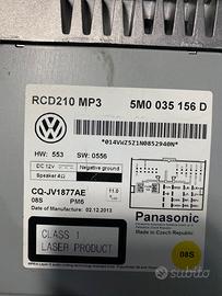 Autoradio VW RCD210