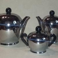 ALESSI Bombè . Zuccheriera + Teiera + Caffettiera