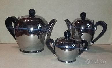 ALESSI Bombè . Zuccheriera + Teiera + Caffettiera