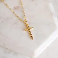Collana con crocifisso in oro