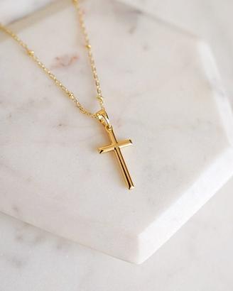 Collana con crocifisso in oro