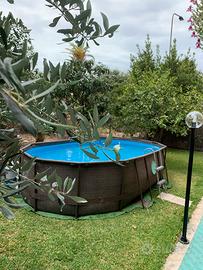 Piscina bestway rattan 4,88 x 3,30  completa