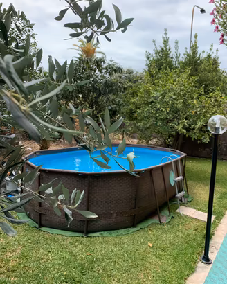 Piscina bestway rattan 4,88 x 3,30  completa