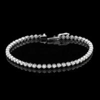 BRACCIALE TENNIS ORO BIANCO 18KT BRILLANTI 0.74 CT