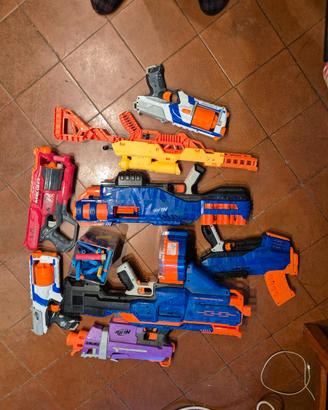 Pistole Nerf con palline – lotto