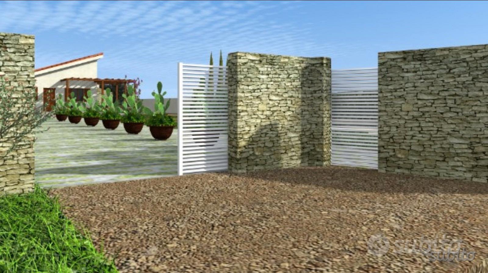Terreno con progetto approvato - Vista 3