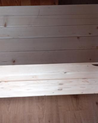 cassapanca legno pino grezzo 35x74 h40 (2pezzi)))