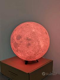 lampada lunare rgb