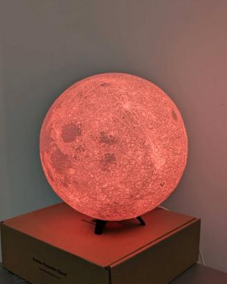 lampada lunare rgb