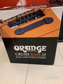 amplificatore per basso orange Crush bass 25