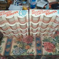 24 bicchieri nuovi knorr anni 80/90