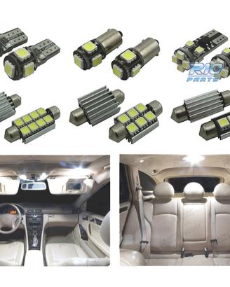 KIT 14 LAMPADE LED INTERNE PER MERCEDES CLASSE C W