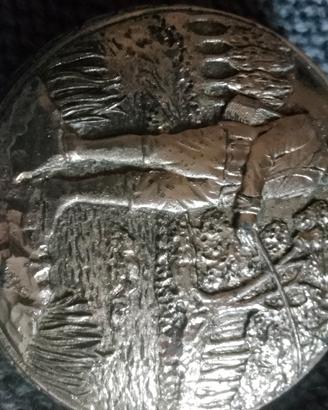 orologio da taschino anni 60 lega argento  