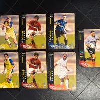 Lotto di 7 carte originali Football Champions