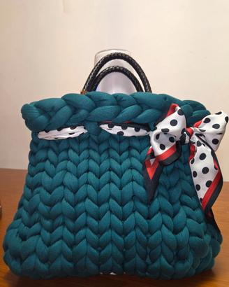 Borsa marshmallow fatta a mano