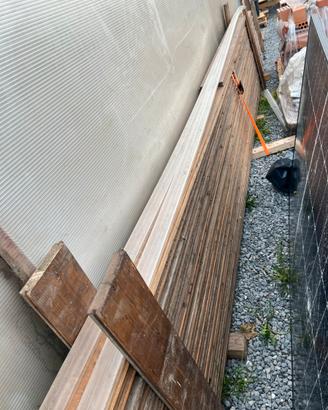 Pavimentazione in legno da esterno - 35mq