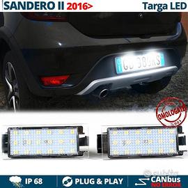 Luci TARGA LED per DACIA SANDERO 2 Restyling 6500K