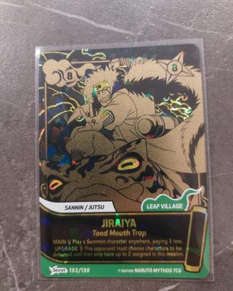 Carta Naruto Mythos Secret Jiraiya Toad Mouth Trap