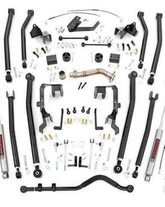Rough Country Long Arm kit 4" JEEP Wrangler JK