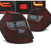 FANALI BMW E81 E87 04-07 ROSSI AFFUMICATI A LED BA