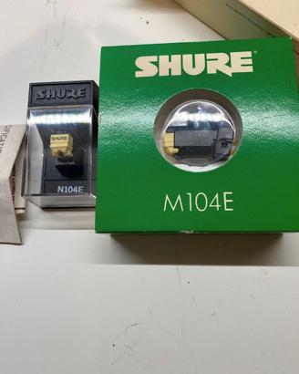 Testina SHURE M104E - Set Completo Originale