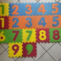 Tappeti a quadrotti con numeri