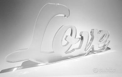 LOVE in resina epossidica