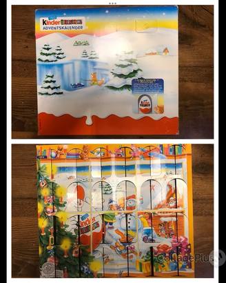 calendario dell'avvento Kinder tedesco vuoto