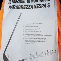Vespa parabrezza nuovo 654308
