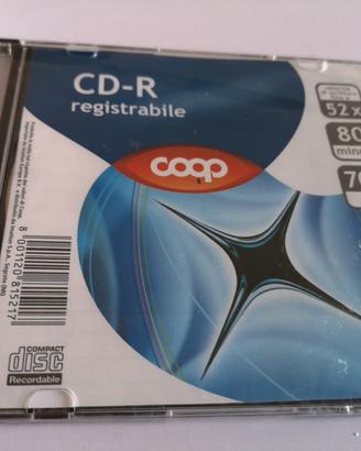 CD-R Registrabile Coop 700 MB nuovo