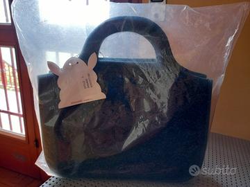 Borsa in lana cotta, nuovissima, Pappa e Ciccia