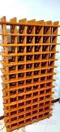 Cantinetta portabottiglie in legno