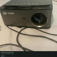 Proiettore Full HD 1080p VGKE Luminoso, come nuovo