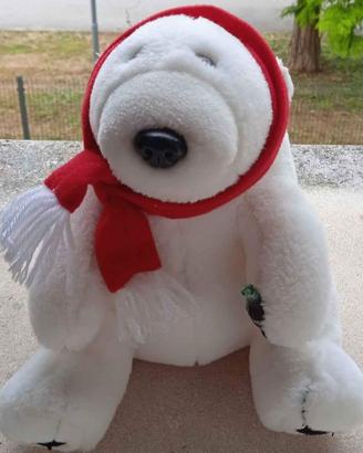 Peluche orso bianco coca cola