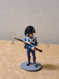 Soldatino Carabiniere del 1814in piombo Del Prado