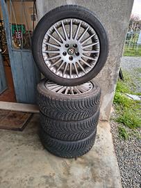 gomme invernali  con cerchi in lega Alfa Romeo 