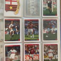 Set card 18 figurine Milan anni 90 gold score