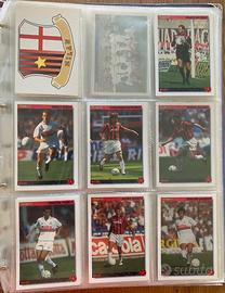 Set card 18 figurine Milan anni 90 gold score