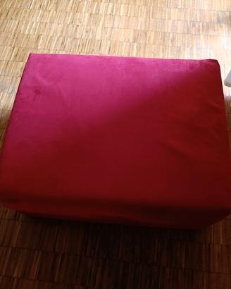 poltrona letto velluto Rosso