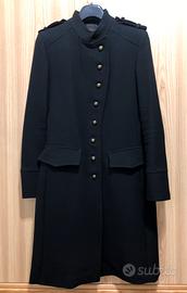 CAPPOTTO STILE MILITARE NERO S