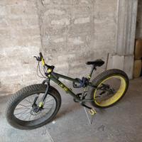 Bici fat bike per percosri off-road