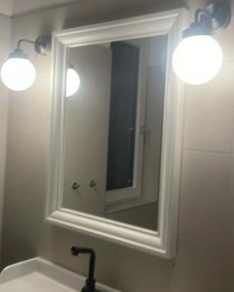 Specchio IKEA TOFTBYN, 65x85 cm, bianco