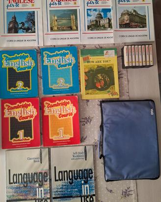 Lotto libri corso inglese-DeA Cambridge Bulgarini