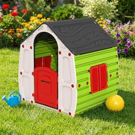 Casetta Bambini da Giardino in Plastica con Porta