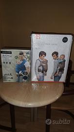 marsupio e fascia porta bebe