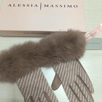 guanti donna con pelliccia 