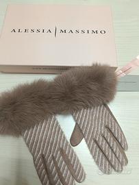 guanti donna con pelliccia 